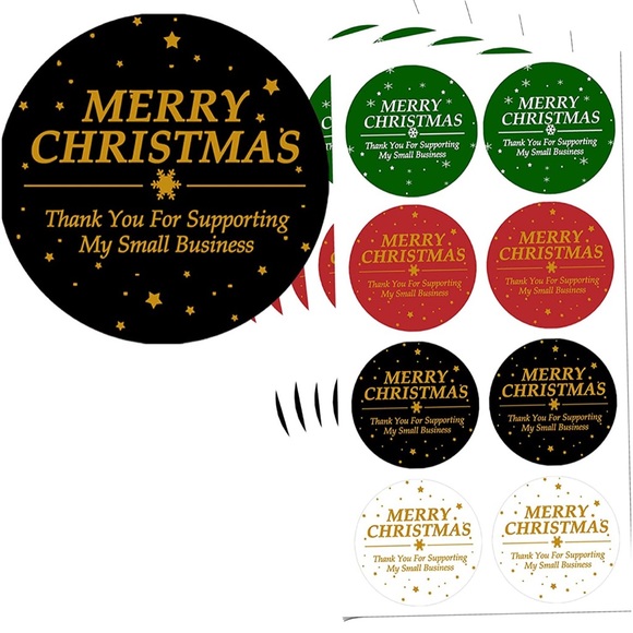 LAST SET! 🌲 50 Holiday Small Business 2 inch - multi color - Picture 2 of 5